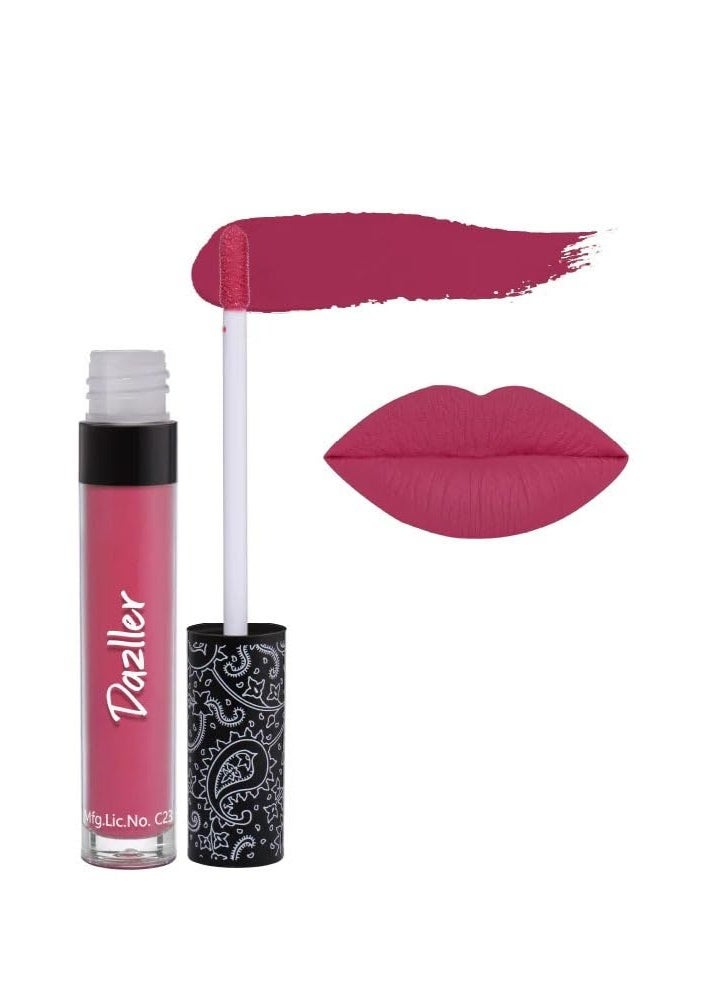 Dazller All Day Lipcolour Quick Dry|Moisturizing Kokum Butter| Liquid Lipstick for Women|Non-Transfer|8hr stay| QDLC001 - Image 1